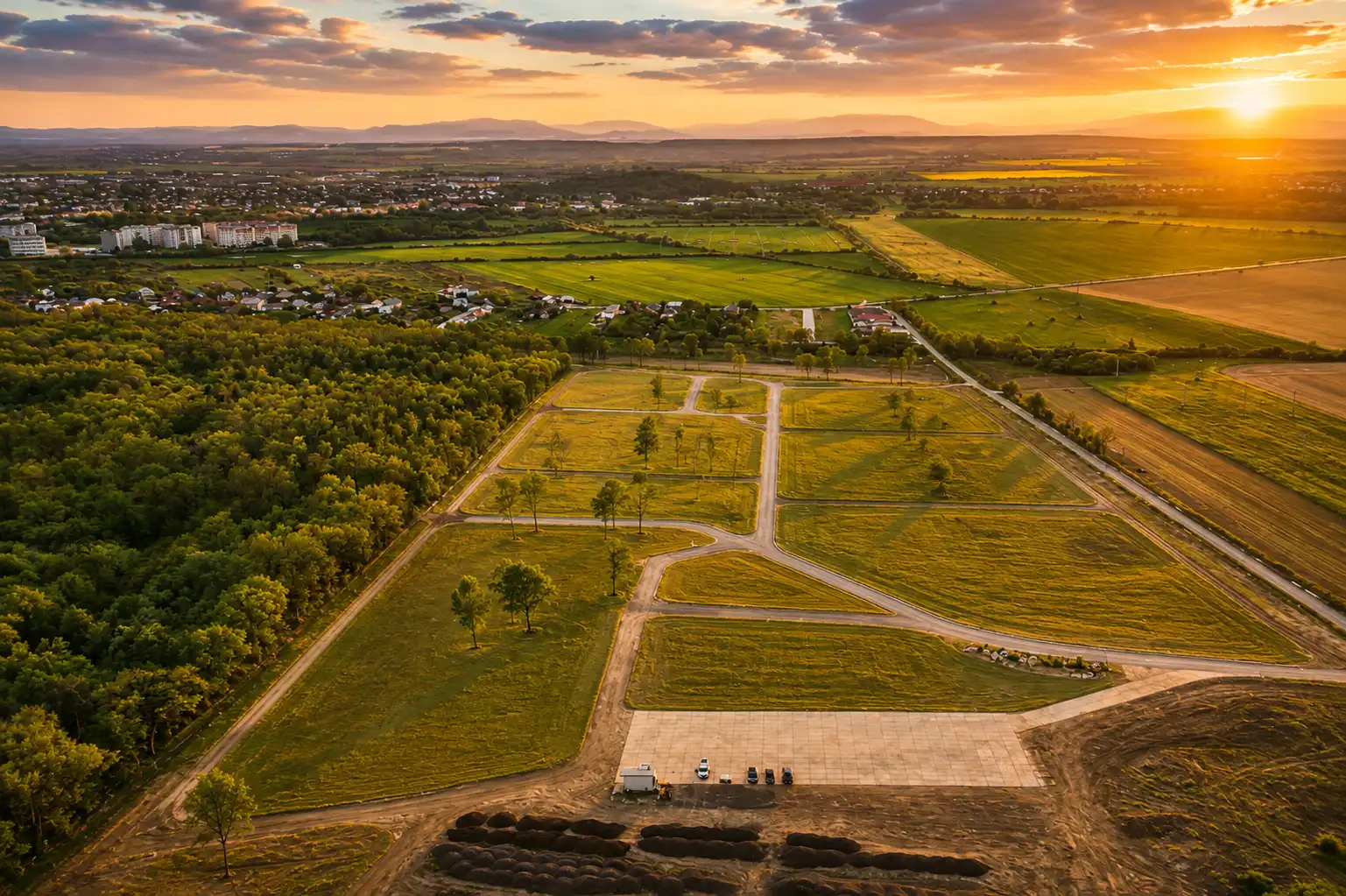 Parcely z dronu